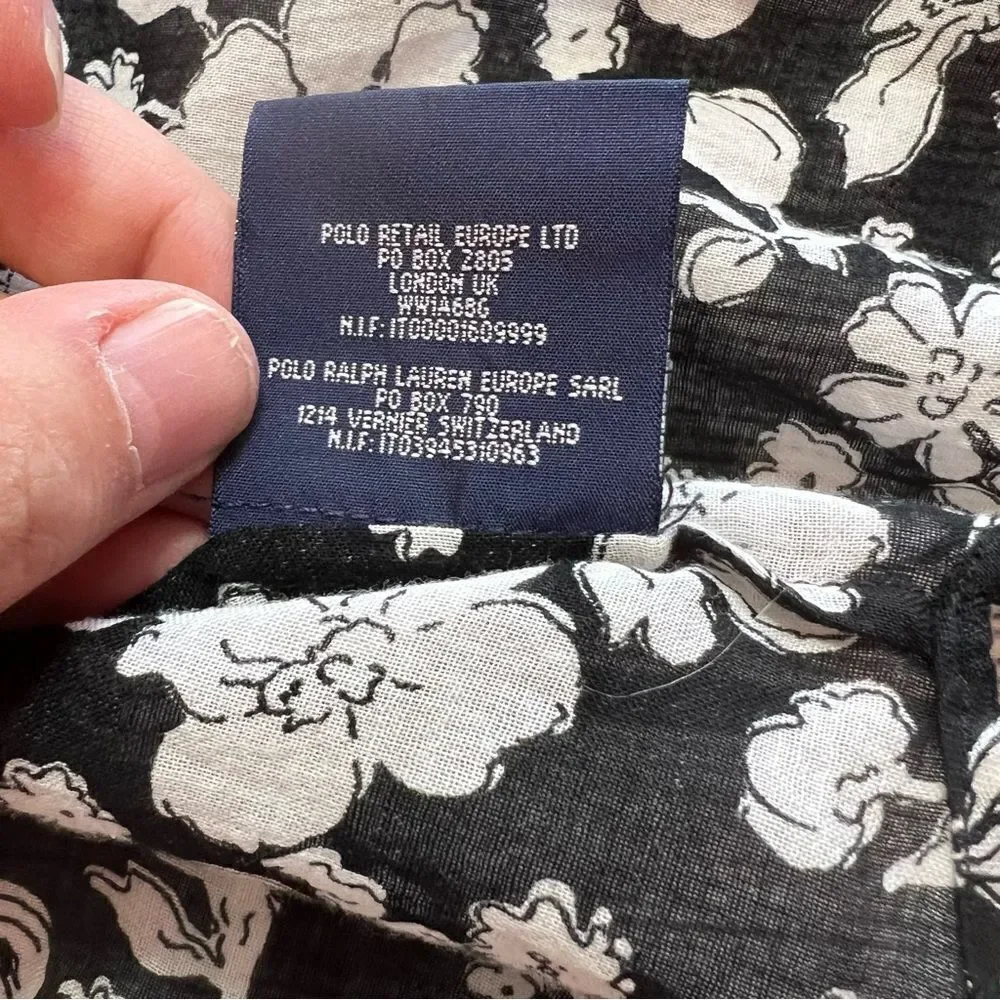 Ralph Lauren Floral Blouse size 18M